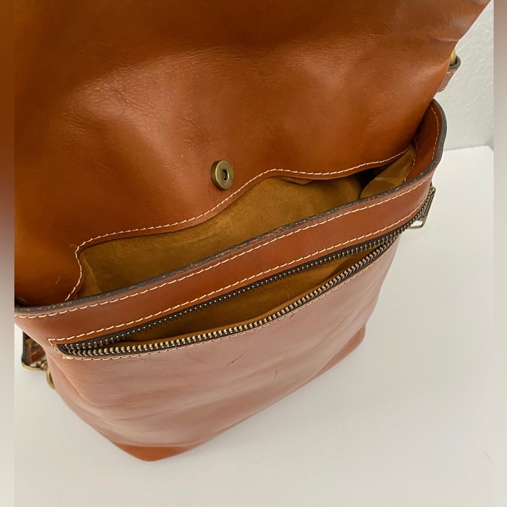 Patricia Nash Luzille Leather Backpack Gem